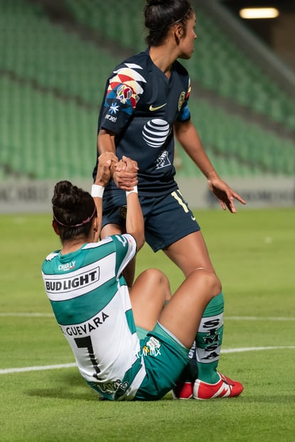 Guerreras vs Águilas, Mónica Rodríguez, Brenda Guevara | Santos vs America jornada 15 apertura 2019 Liga MX femenil