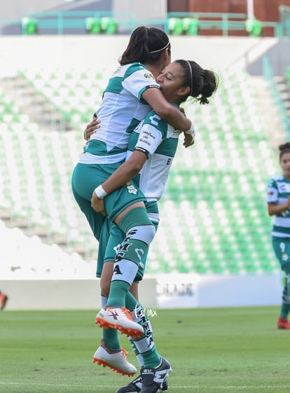 Estela Gómez, Brenda Guevara | Santos vs Atlético San Luis jornada 16 apertura 2019 Liga MX femenil