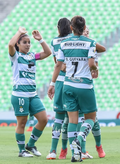 Cinthya Peraza, Brenda Guevara | Santos vs Atlético San Luis jornada 16 apertura 2019 Liga MX femenil