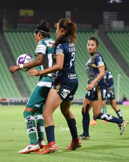 Alejandra Vázquez, Estela Gómez | Santos vs Atlético San Luis jornada 16 apertura 2019 Liga MX femenil