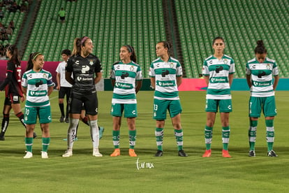 Cinthya Peraza, Isela Ojeda, Karyme Martínez, Karla Martínez | Santos vs Atlas jornada 8 apertura 2019 Liga MX femenil