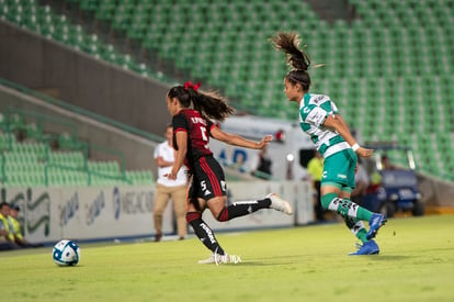 Alejandra Franco, Alexxandra Ramírez | Santos vs Atlas jornada 8 apertura 2019 Liga MX femenil