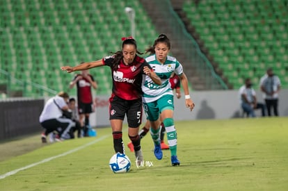 Alejandra Franco, Alexxandra Ramírez | Santos vs Atlas jornada 8 apertura 2019 Liga MX femenil