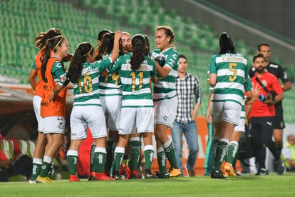 Festejo de gol, Alexxandra Ramírez | Santos vs Chivas J12 C2019 Liga MX Femenil