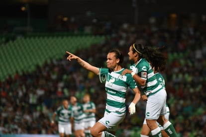 Festejo de gol, Isela Ojeda | Santos vs Chivas J12 C2019 Liga MX Femenil