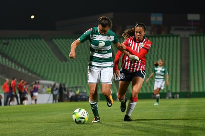 Isela Ojeda 19, Anette Vázquez 19 | Santos vs Chivas J12 C2019 Liga MX Femenil