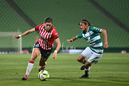 Norma Duarte 11, Nancy Quiñones 11 | Santos vs Chivas J12 C2019 Liga MX Femenil