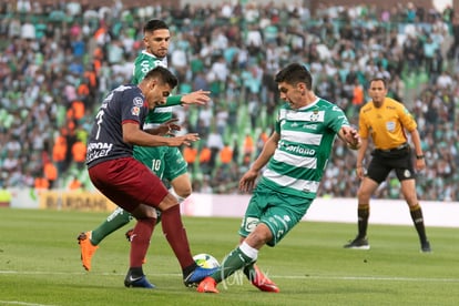 Alexis Vega, Diego Valdés, Jesús Angulo | Santos vs Chivas J4 C2019 Liga MX