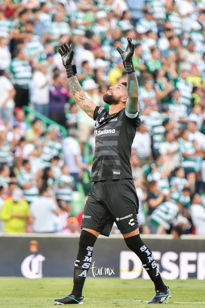 celebración de gol, Jonathan Orozco | Santos vs Chivas jornada 1 apertura 2019 Liga MX