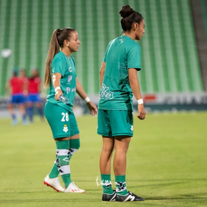 Linda Valdéz, Brenda Guevara | Santos vs Cruz Azul jornada 10 apertura 2019 Liga MX femenil