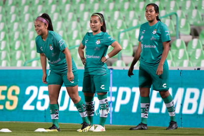 Cinthya Peraza, Aidé Pérez, Arlett Tovar | Santos vs Cruz Azul jornada 10 apertura 2019 Liga MX femenil