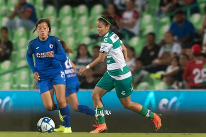 Alejandra Curiel, Katia Estrada | Santos vs Cruz Azul jornada 10 apertura 2019 Liga MX femenil