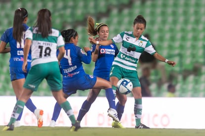 Jessica Tenorio, Brenda Guevara | Santos vs Cruz Azul jornada 10 apertura 2019 Liga MX femenil