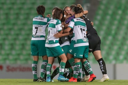 Celebración de gol de Arlett Tovar 4 | Santos vs Cruz Azul jornada 10 apertura 2019 Liga MX femenil