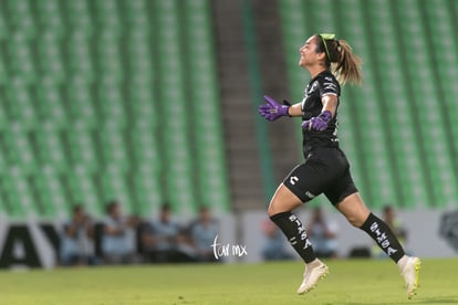 Celebración de gol de Yahaira Flores 8, Wendy Toledo | Santos vs Cruz Azul jornada 10 apertura 2019 Liga MX femenil