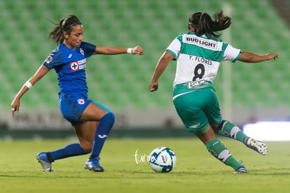 Yahaira Flores | Santos vs Cruz Azul jornada 10 apertura 2019 Liga MX femenil