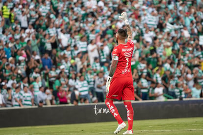 festejo gol, Jonathan Orozco | Santos vs FC Juárez jornada 3 apertura 2019 Liga MX