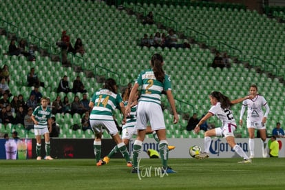 Katia Estrada, Karla Martínez, Dariana Rubio 25 | Santos vs León J6 C2019 Liga MX Femenil