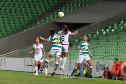 Katia  Estrada, Michelle Vargas | Santos vs León J6 C2019 Liga MX Femenil