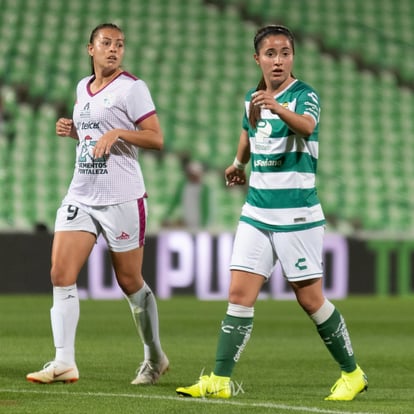 Michelle Vargas, Daniela Delgado | Santos vs León J6 C2019 Liga MX Femenil