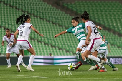 Nataly Cárdenas, Alexxandra Ramírez, Karla Zempoalteca | Santos vs León J6 C2019 Liga MX Femenil