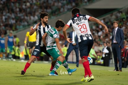 Carlos Orrantia, Rodolfo Pizarro, Carlos Rodríguez | Santos vs Monterrey jornada 6 apertura 2019 Liga MX