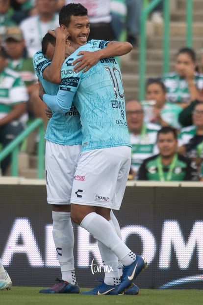 festejo de gol de Pachuca | Santos vs Pachuca jornada 9 apertura 2019 Liga MX