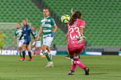 despeje, Natalia Acuña | Santos vs Querétaro J14 C2019 Liga MX Femenil