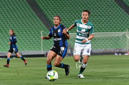 Daniela Vázquez, Brenda Guevara | Santos vs Querétaro J14 C2019 Liga MX Femenil