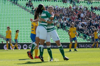 Festejo de gol | Santos vs Tigres J4 C2019 Liga MX Femenil