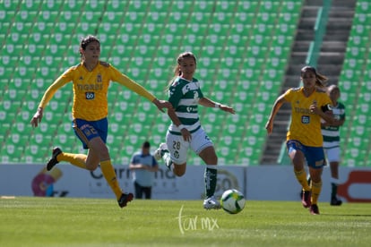 Linda Valdéz 28 | Santos vs Tigres J4 C2019 Liga MX Femenil