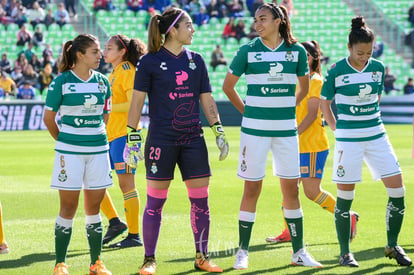 Brenda López, Wendy Toledo, Melissa Sosa, Brenda Guevara | Santos vs Tigres J4 C2019 Liga MX Femenil