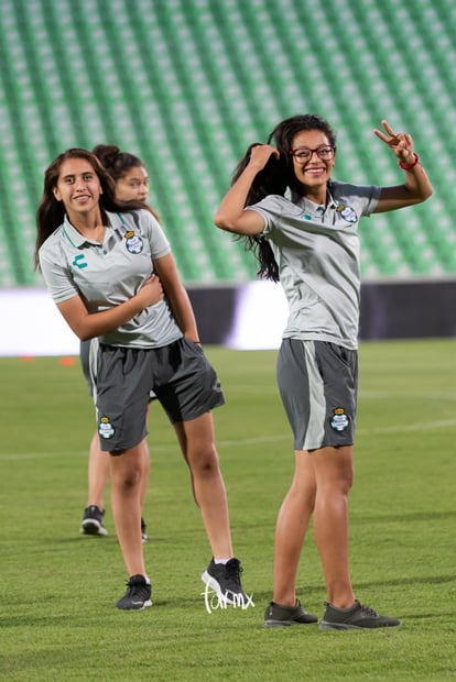 Karyme Martínez, Brenda Guevara | Santos vs Tigres jornada 3 apertura 2019 Liga MX femenil