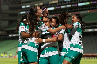 celebración de gol | Santos vs Tigres jornada 3 apertura 2019 Liga MX femenil