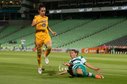 Katia Estrada, María Elizondo | Santos vs Tigres jornada 3 apertura 2019 Liga MX femenil