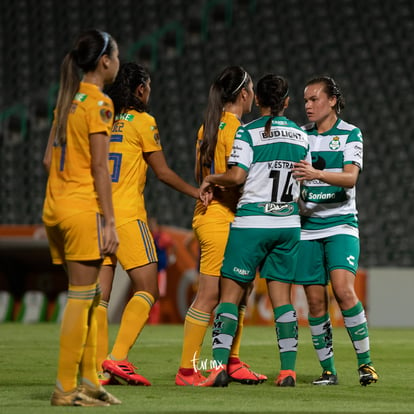 Isela Ojeda, Katia Estrada | Santos vs Tigres jornada 3 apertura 2019 Liga MX femenil