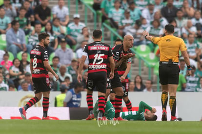 Nahuelpán, reclamo | Santos vs Tijuana J6 C2019 Liga MX