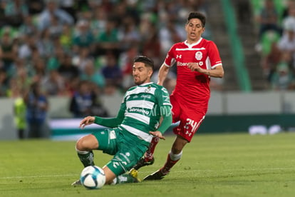 Diego Valdés, Pablo Barrientos | Santos vs Toluca J8 Liga MX