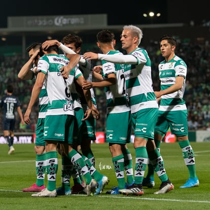 Festejo de gol, Eduardo Aguirre | Santos UNAM