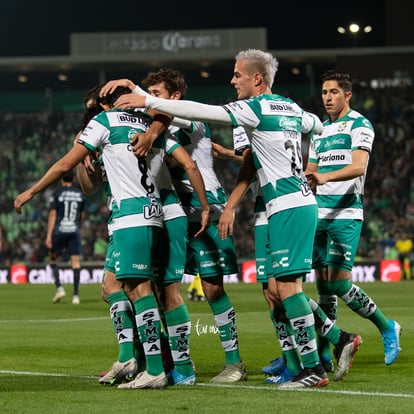 Festejo de gol, Eduardo Aguirre | Santos UNAM