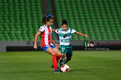 Esmeralda Zamarron, Damaris Godínez | Santos vs Chivas J6 C2020 Liga MX femenil