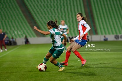 Marianne Martínez, Tania Morales | Santos vs Chivas J6 C2020 Liga MX femenil