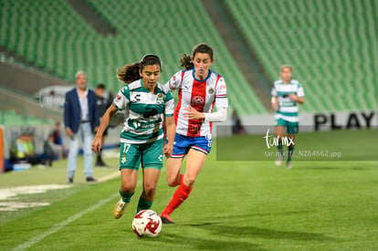 Marianne Martínez, Tania Morales | Santos vs Chivas J6 C2020 Liga MX femenil