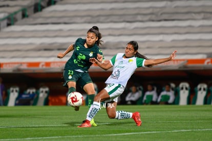 Alexxandra Ramírez, Claudia Anguiano | Santos vs Leon J8 C2020 Liga MX femenil