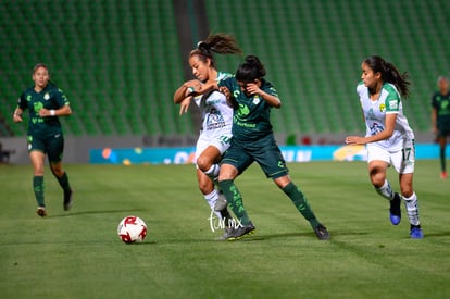 Itzia Tenahua, Esmeralda Zamarron, Montserrat Martinez | Santos vs Leon J8 C2020 Liga MX femenil