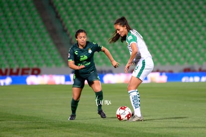 Aidé Pérez, Yazmin Álvarez | Santos vs Leon J8 C2020 Liga MX femenil