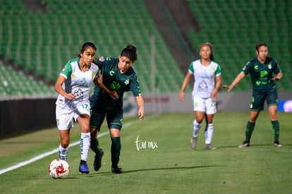 Montserrat Martinez, Esmeralda Zamarron | Santos vs Leon J8 C2020 Liga MX femenil