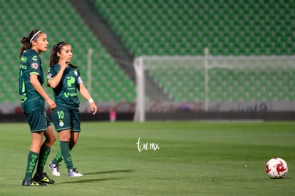 Cinthya Peraza, Nancy Quiñones | Santos vs Leon J8 C2020 Liga MX femenil