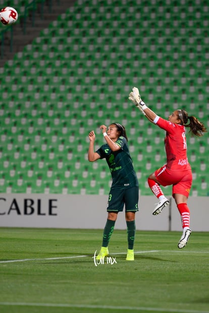 Maricruz Gonzalez, Alexxandra Ramírez | Santos vs Leon J8 C2020 Liga MX femenil