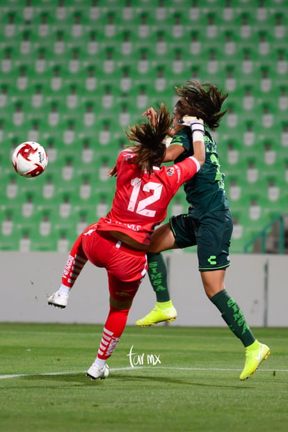 Maricruz Gonzalez, Alexxandra Ramírez | Santos vs Leon J8 C2020 Liga MX femenil